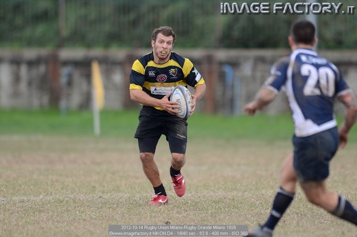 2012-10-14 Rugby Union Milano-Rugby Grande Milano 1928